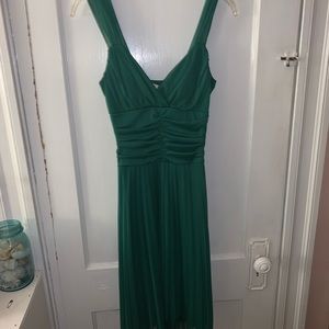 Emerald green dress!